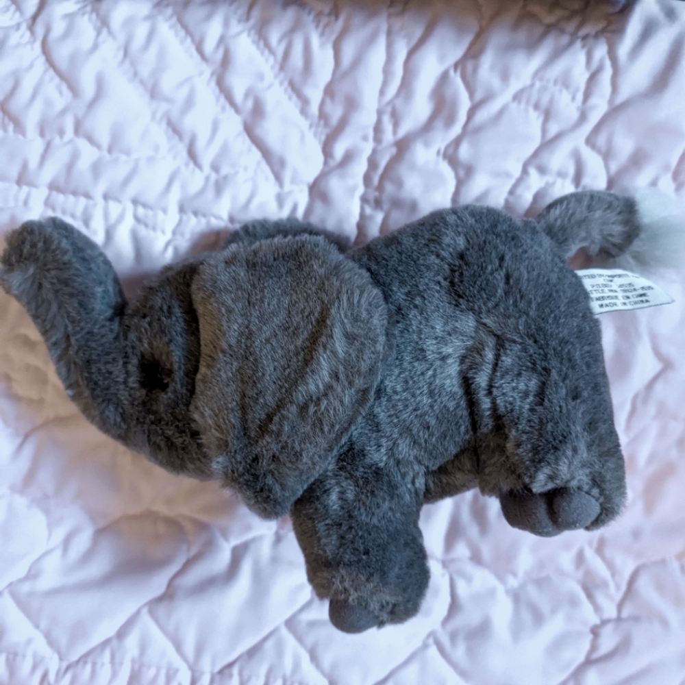 Vintage Plush Elephant (Small)